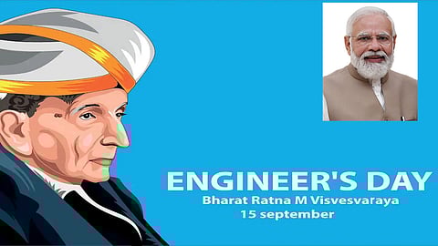 PM Modi greets engineers on Engineer's Day