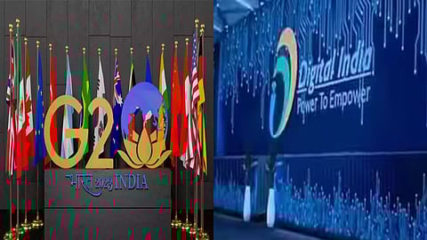 Exhibition of Digital India in the G20 summit venue