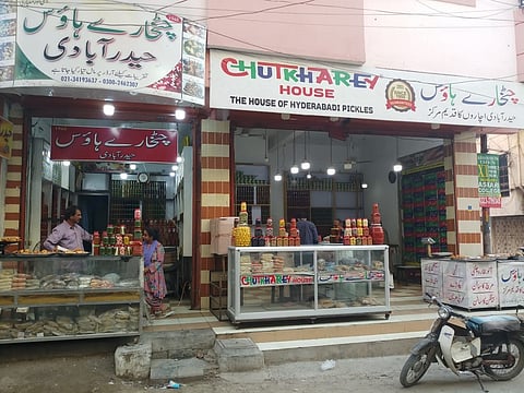Looking for a life partner? Try Tahir's 'Rishta Ka Achar' Pickle in Hyderabad Colony, Karachi.