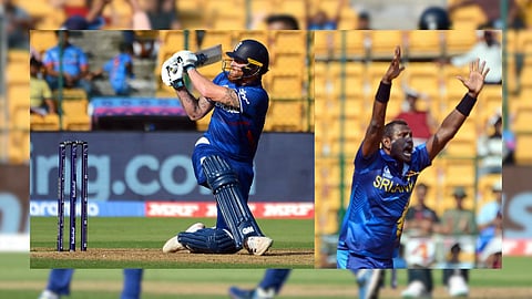 Mathews, Kumara shine as England bowled out for 156