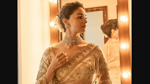 Alia Bhatt reveals why she wore her wedding saree at National Awards ceremony, shares pics with Ranbir