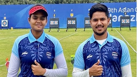 Jyothi Surekha Vennam and Ojas Deotale win Gold medal in archery at the Asian Games 2023