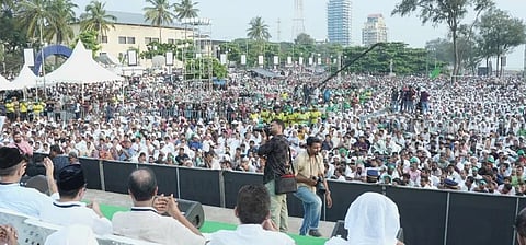IUML organises massive rally against Israeli bombardment in Gaza