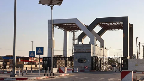 Israel - Egypt border Rafa Crossing to enter Egypt from Gaza