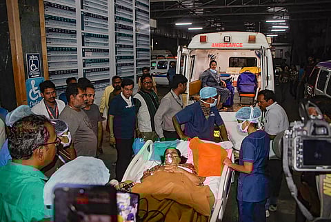 5 patients evacuated from ICU after fire in Indore hospital
