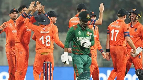 Netherlands thrash Bangladesh by 87 runs in another World Cup upset