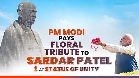 National Unity Day - PM Narendra Modi pays tribute to Sardar Patel