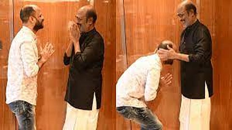 2018 film director Jude Anthany Joseph meets Rajinikanth, seeks Oscar blessings