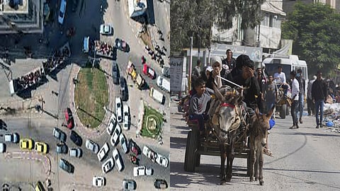 Palastinians flee Gaza