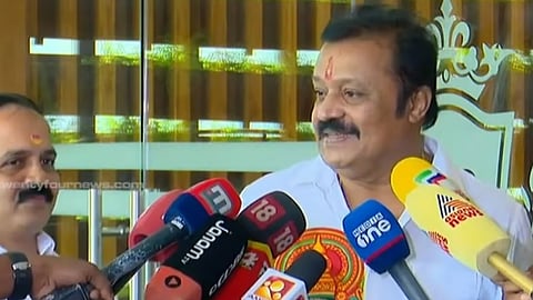 Actor-politician Suresh Gopi booked for 'misbehaving' with woman journalist