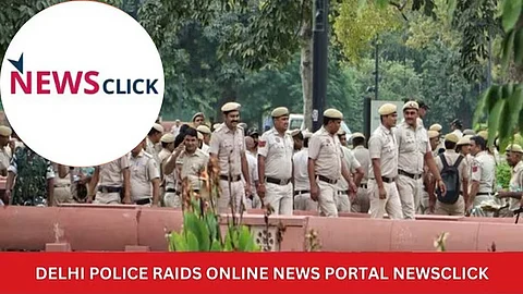 NEWS CLICK raid in New Delhi