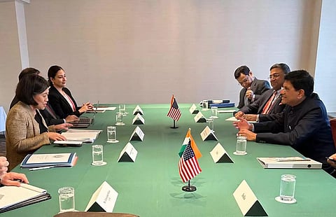 Discussion between US Trade Representative Katherine Tai and Commerce Minister Piyush Goyal