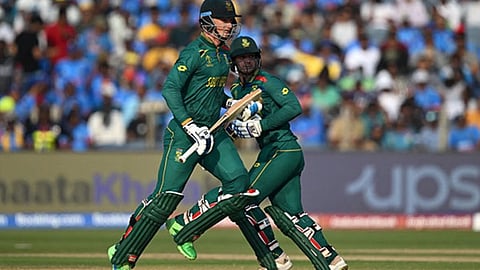 South Africa set another huge target, this time against New Zealand; Kiwis need 358 to win World Cup clash