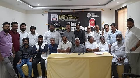 Blood donation camp by GM Banatwala Center of AIKMCC Board