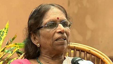 Malayalam novelist and short story writer P Valsala