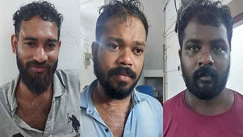 The accused, Rabin Baby, Babinesh and Nidhin.