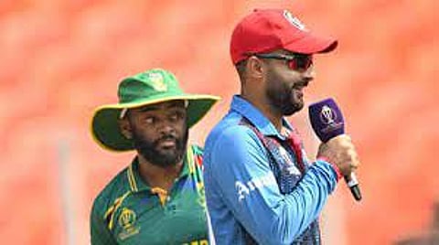 Afghanistan vs South Africa: Hashmatullah Shahidi's team chooses to bat in must-win World Cup match
