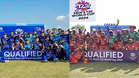 Nepal and Oman qualified for T20 Cricket World Cup 2024