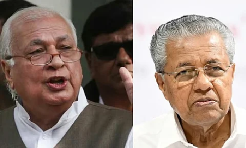 Kerala Governor Arif Mohammed Khan and CM Pinarayi Vijayan