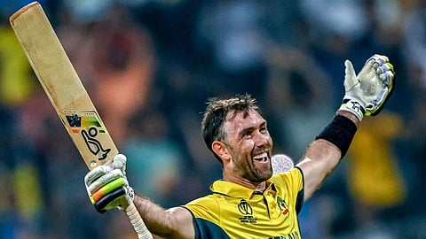 Glenn Maxwell raised his arms and smiled through the pain after the successful completion of a legendary innings.