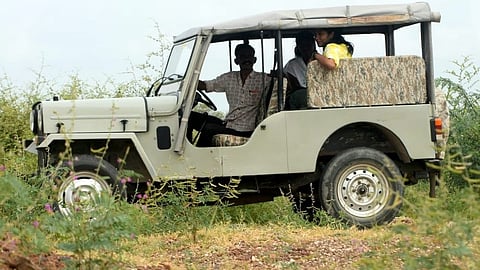 Kuldeep Singh and his jeep