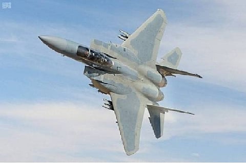 A Saudi Royal Air Force F-15SA fighter jet crashed Thursday