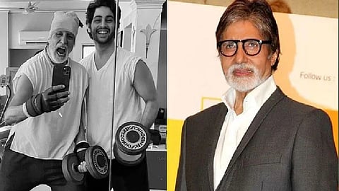 Amitabh Bachchan blesses grandson Agastya ahead of 'The Archies' release