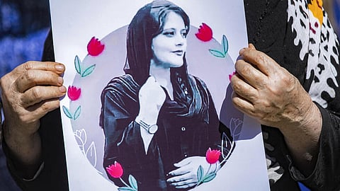 A Mahsa Amini poster