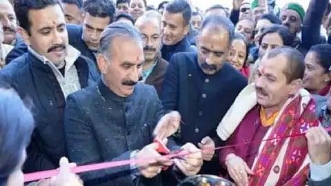 Sanjauli-Dhalli tunnel,  was inaugurated by Himachal Pradesh Chief Minister Sukhvinder Singh Sukhu