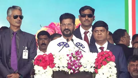 Telangana's new Chief Minister A Revanth Reddy