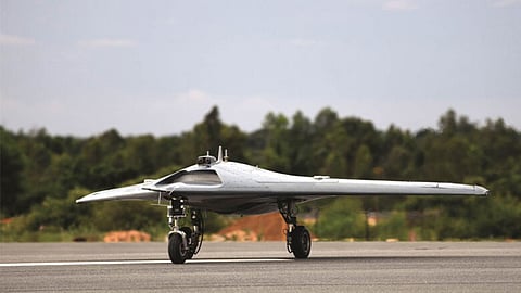 Indigenous high-speed flying-wing unmanned aerial vehicle (UAV)