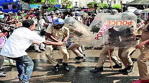 Kerala Students' Union vs Police clash