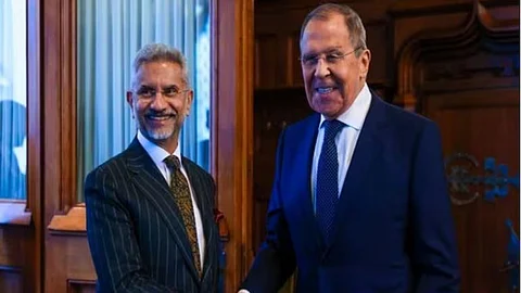 External Affairs Minister S Jaishankar and his Russian counterpart Sergey Lavrov