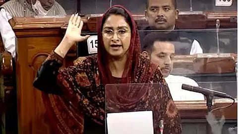 Shiroman Akali Dal (SAD) MPr Harsimrat Kaur Badal
