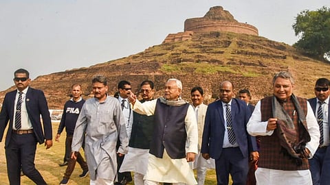 Nitish lays foundation stone for development of site considered birthplace of Goddess Sita