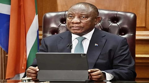 South African President Cyril Ramaphosa