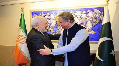 Foreign ministers of Iran and Pakistan
