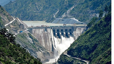 Dam at Chenab river