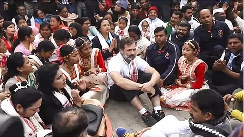 Rahul Gandhi was stopped from visiting Assam temple