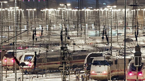 German train drivers' 6-day strike halts rail traffic