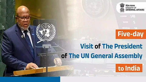 The president of the UN General Assembly Dennis Francis