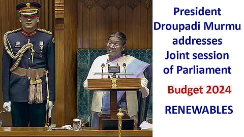 President Droupadi Murmu - Budget session 2024