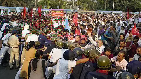Kerala Govt employees strike