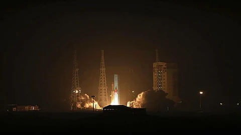 Iran launches three satellites into space