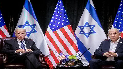 US President Joe Biden and Israeli PM Benjamin Netanyahu