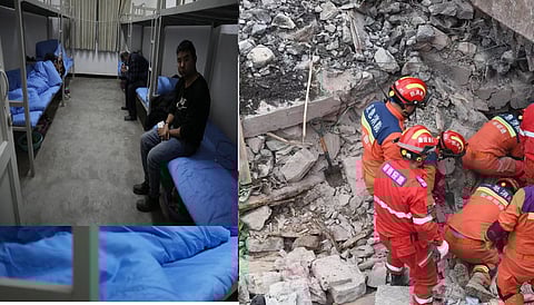 Thousands evacuated after 7.1 quake in western China