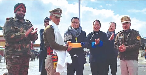 DC Tawang Unfurls Flag, Highlights Achievements on 75th Republic Day