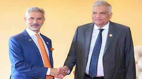 EAM S Jaishankar with Sri Lankan President Ranil Wickremesinghe
