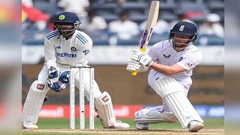 England's batting in the second innings of first test against India