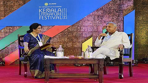 Congress leader Mani Shankar Aiyar during Kerala Literature Festival